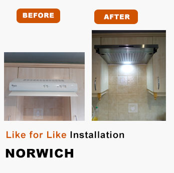 Chimney cooker hood